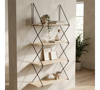 Garden Greatness Brixton 4 Tier Floating Ladder Wall Shelf