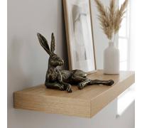 Garden Greatness Bronzed Lounging Hare Ornament in Bronze | Size: 1 Pack Garden Greatness Bronze 1 Pack