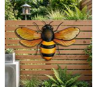 Garden Greatness Bumble Bee Nature Garden Wall Art Garden Greatness Multicolor