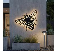 Garden Greatness Bumble Bee Solar Wall Art | Size: 1 Pack Garden Greatness Multicolor 1 Pack