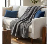 Beurer HD75 Cosy Heated Throw - Classic Grey