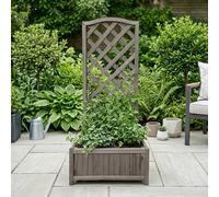Garden Greatness Capri Lattice Wooden Planter Garden Garden Greatness Multicolor