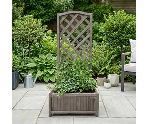 Garden Greatness Capri Lattice Wooden Planter Garden Garden Greatness Multicolor