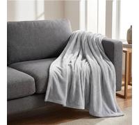 Garden Greatness Casa Classic Grey Plain Throw | Size: 130 cm x 170 cm Garden Greatness Grey 130 cm x 170 cm
