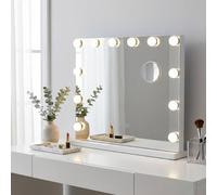 Garden Greatness Cassini Illuminated LED Vanity Mirror in White | Size: 1 Pack Garden Greatness White 1 Pack