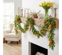 Garden Greatness Charming Decorative Easter Carrot Garland | Size: 1 Pack Garden Greatness Multicolor 1 Pack