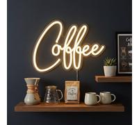 Garden Greatness Coffee Wall Hanging Neon Sign Garden Greatness Multicolor