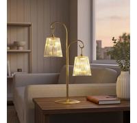Garden Greatness Contemporary Double LED Table Lamp Garden Greatness Multicolor