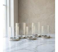 Garden Greatness Contemporary Glass Candle Holder Display