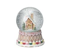 Garden Greatness Cupcake Gingerbread House Snowglobe in Brown | Size: 1 Pack Garden Greatness Brown 1 Pack