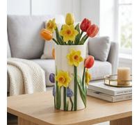 Garden Greatness Daffodil And Tulip Flower Vase