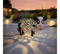 Garden Greatness Daisy Cow Solar Silhouette Garden Light | Size: 1 Pack Garden Greatness Multicolor 1 Pack