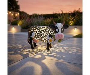 Garden Greatness Daisy Cow Solar Silhouette Garden Light | Size: 1 Pack Garden Greatness Multicolor 1 Pack