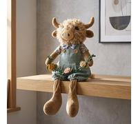 Garden Greatness Danley Legs Highland Cow Decoration in Brown | Size: 1 Pack Garden Greatness Brown 1 Pack