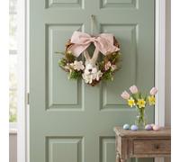 Garden Greatness Decorative Countryside Rabbit Wreath