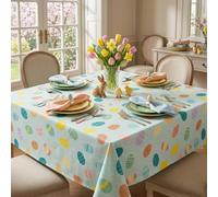 Garden Greatness Decorative Easter Dining Table Cloth | Size: 1 Pack Garden Greatness Multicolor 1 Pack