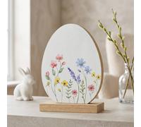 Garden Greatness Decorative Floral Print Egg Ornament | Size: 1 Pack Garden Greatness Multicolor 1 Pack