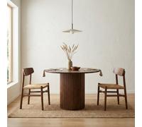 Garden Greatness Decorative Lize Slat Maron Seating Table