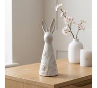 Garden Greatness Decorative Standing Floral Rabbit Ornament in Brown | Size: 1 Pack Garden Greatness Brown 1 Pack