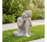 Garden Greatness Dreaming Brushed Buddha Ornament | Size: 1 Pack Garden Greatness Multicolor 1 Pack