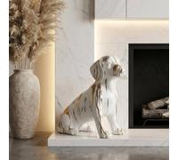 Garden Greatness Drip Art Dachshund Ornament in White | Size: 1 Pack Garden Greatness White 1 Pack