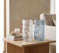 Garden Greatness Duo Embossed Glass Shell Decorative Vase