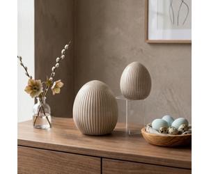 Garden Greatness Duo Glazed Textured Egg Ornaments