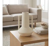 Garden Greatness Duo Handle Vanilla White Vase in Off-White | Size: 1 Pack Garden Greatness Off-White 1 Pack