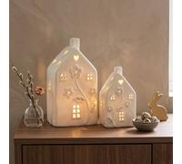 Garden Greatness Duo LED Spring Cut Out Houses | Size: 2 Pack Garden Greatness Multicolor 2 Pack