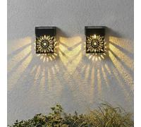 Garden Greatness Duo Solar Silhouette Wall Lights | Size: 2 Pack Garden Greatness Multicolor 2 Pack