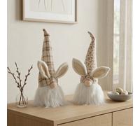 Garden Greatness Duo Tartan Easter Bunny Gonks - Quality Home Product