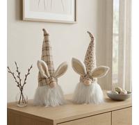 Garden Greatness Duo Tartan Easter Bunny Gonks | Size: 2 Pack Garden Greatness Multicolor 2 Pack
