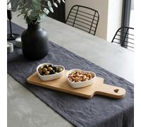 Garden Greatness Duo Wooden Heart Tapas Serving Tray