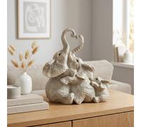 Garden Greatness Elephant Family Affection Ornament | Size: 1 Pack Garden Greatness Multicolor 1 Pack