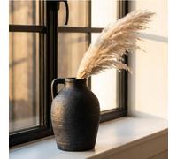 Garden Greatness Ellie Roman Charcoal Jug Vase Decor