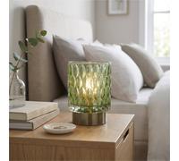Garden Greatness Embossed Emerald LED Table Lamp in Green Garden Greatness Green