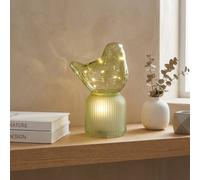 Garden Greatness Emerald Bird Table Lamp in Green Garden Greatness Green