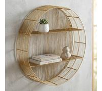 Garden Greatness Enzo Wire Round Wall Shelf Modern