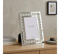 Garden Greatness Evie Crystal Rectangle Photo Frame in Silver | Size: 1 Pack Garden Greatness Silver 1 Pack