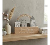 Garden Greatness Family Is Everything Moments Houses Plaque | Size: 1 Pack Garden Greatness Multicolor 1 Pack