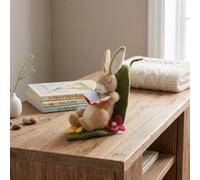 Garden Greatness Felt Rabbit Reading Book Ornament