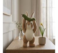 Garden Greatness Felt Rabbit With Green Pea Pod