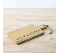 Garden Greatness Festive Reindeer Chopping Board in Natural | Size: 1 Pack Garden Greatness Natural 1 Pack