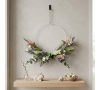Garden Greatness Floral Hoop Artificial Spring Wreath | Size: 1 Pack Garden Greatness Multicolor 1 Pack