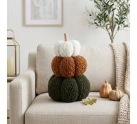 Garden Greatness Fluffy Sherpa Pumpkin Stack Ornament