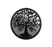 Garden Greatness Framed Tree Of Life Garden Mirror in Black | Size: 2 Pack Garden Greatness Black 2 Pack