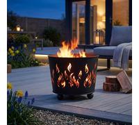Garden Greatness Fuego Laser Cut Flame Design Firebasket | Size: 1 Pack Garden Greatness Multicolor 1 Pack