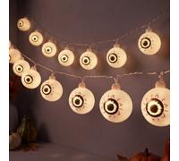 Garden Greatness Ghoulish Eyeball Led Halloween String Lights