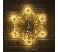 Garden Greatness Gold Light Up Christmas Starburst Display | Size: 1 Pack Garden Greatness Gold 1 Pack