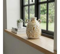 Garden Greatness Golden Bloom Floral Vase Home Decor